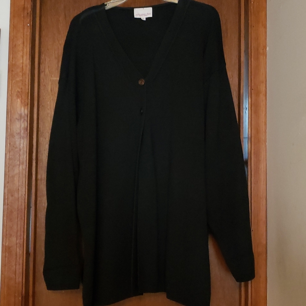 Black long sweater